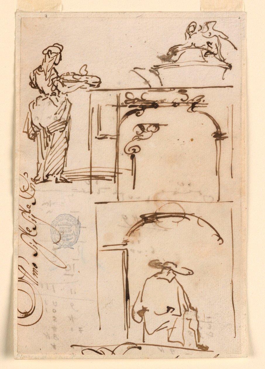 Sketches, 1725–50 by Carlo Marchionni