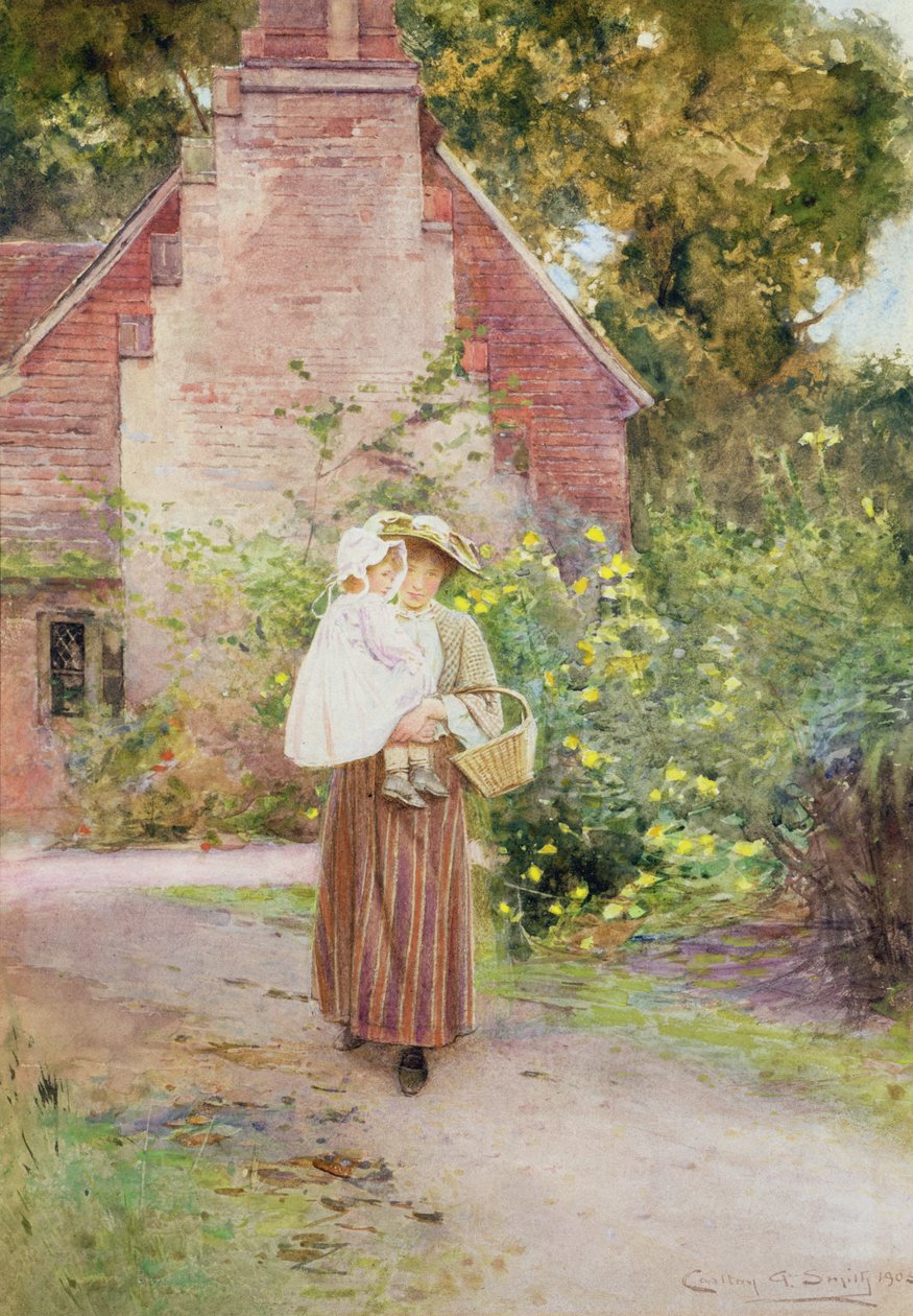 Going to the Village by Carlton Alfred Smith