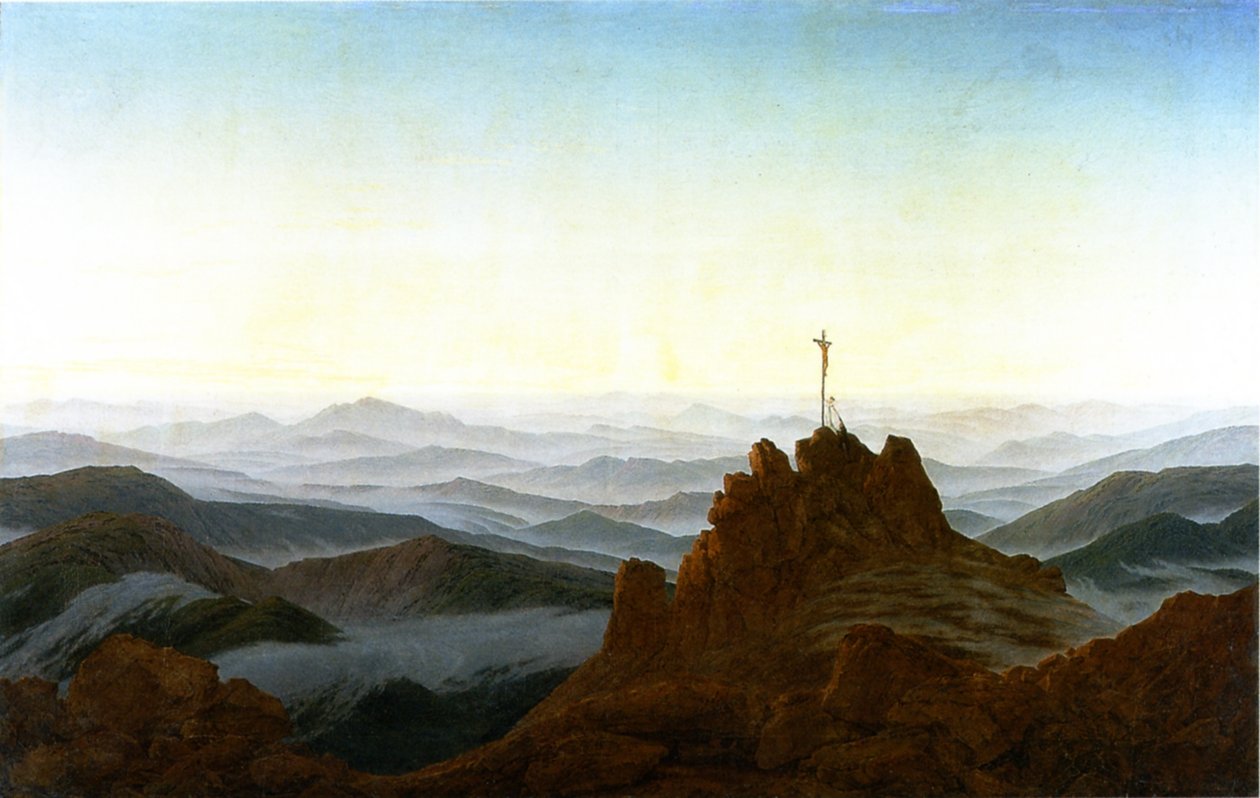 Morning in the Giant Mountains by Caspar David Friedrich