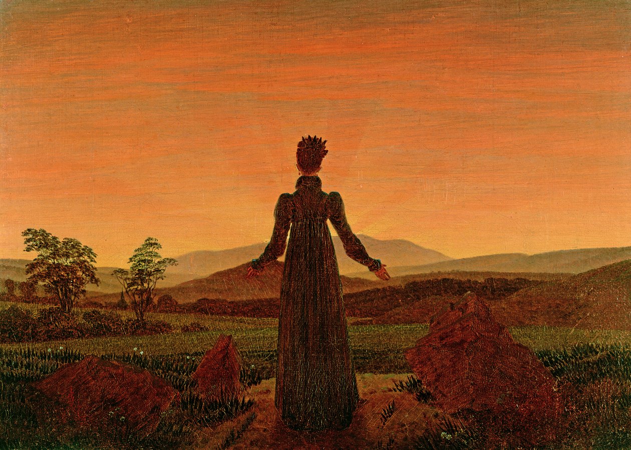 Woman at Dawn by Caspar David Friedrich