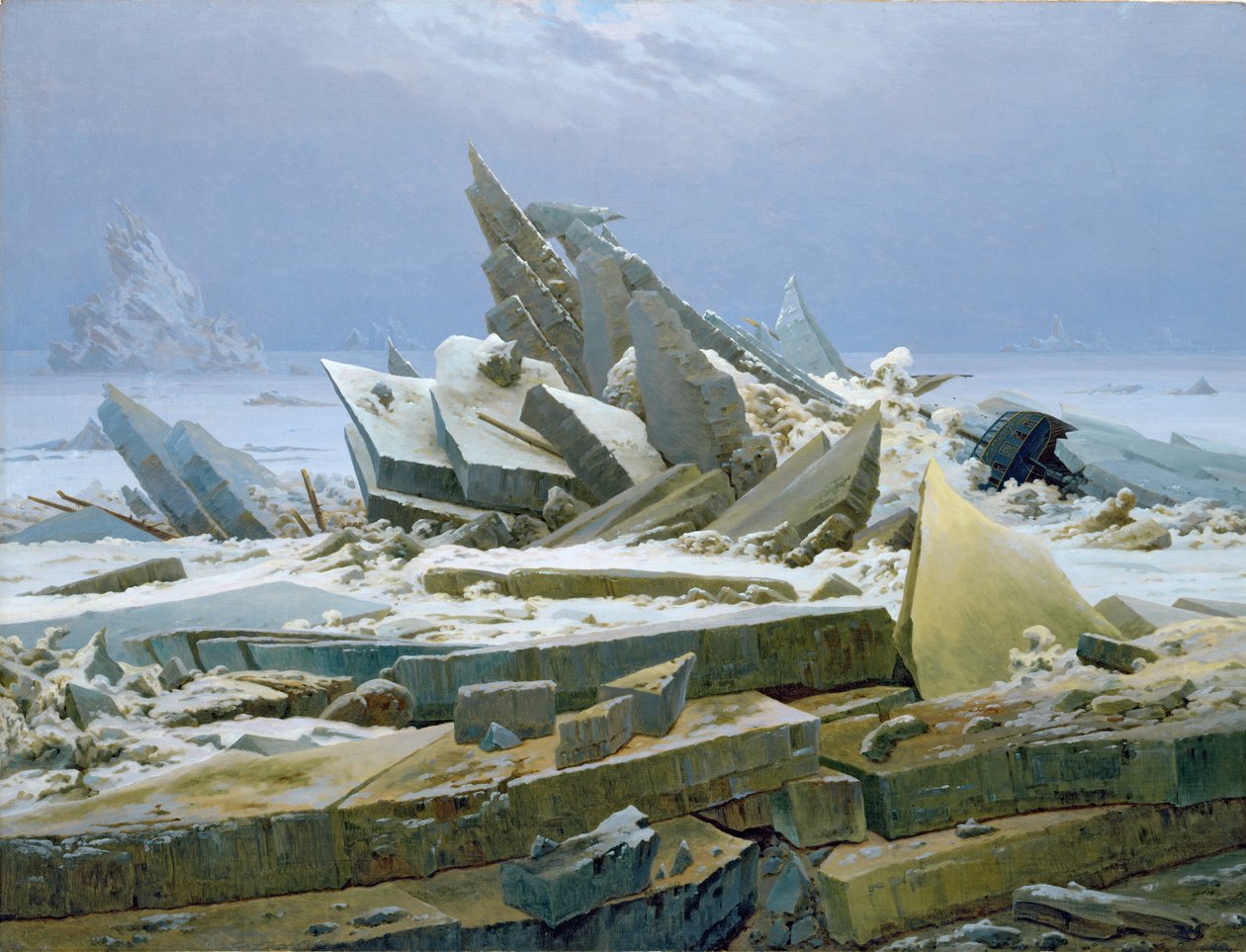 The Polar Sea by Caspar David Friedrich