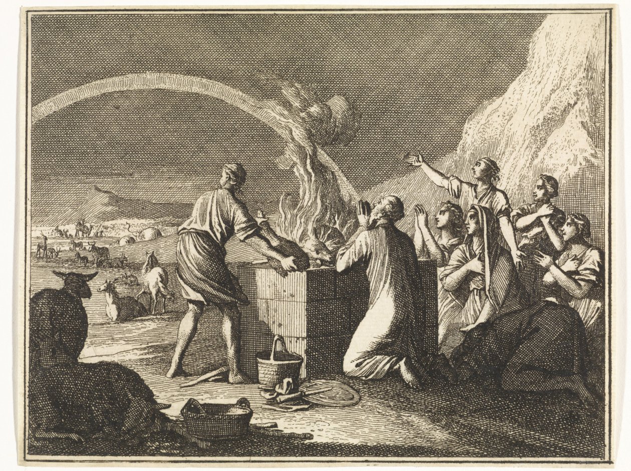 Offering of Noah after the Flood by Caspar Luyken