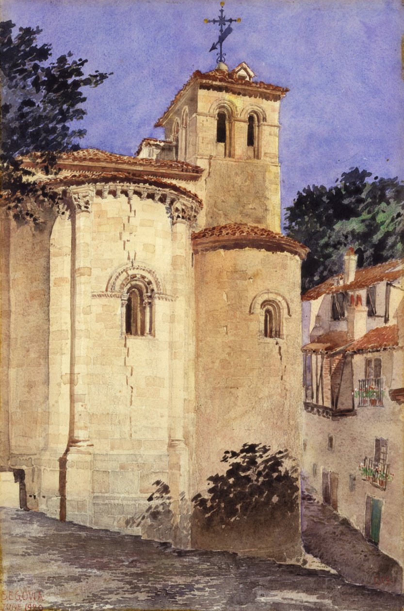 Church at Segovia, Spain, 1920 by Cass Gilbert