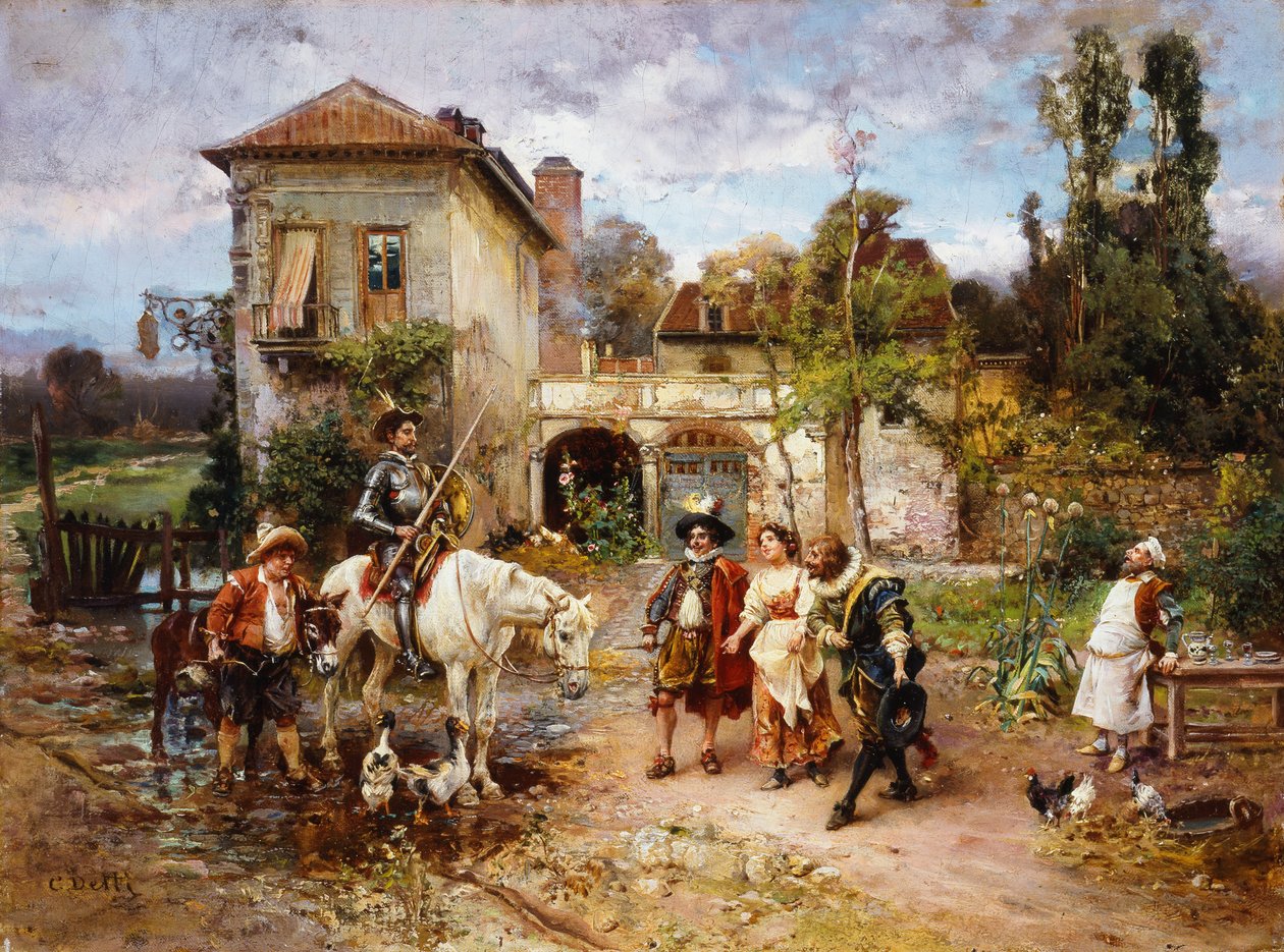 Don Quixote by Cesare Auguste Detti