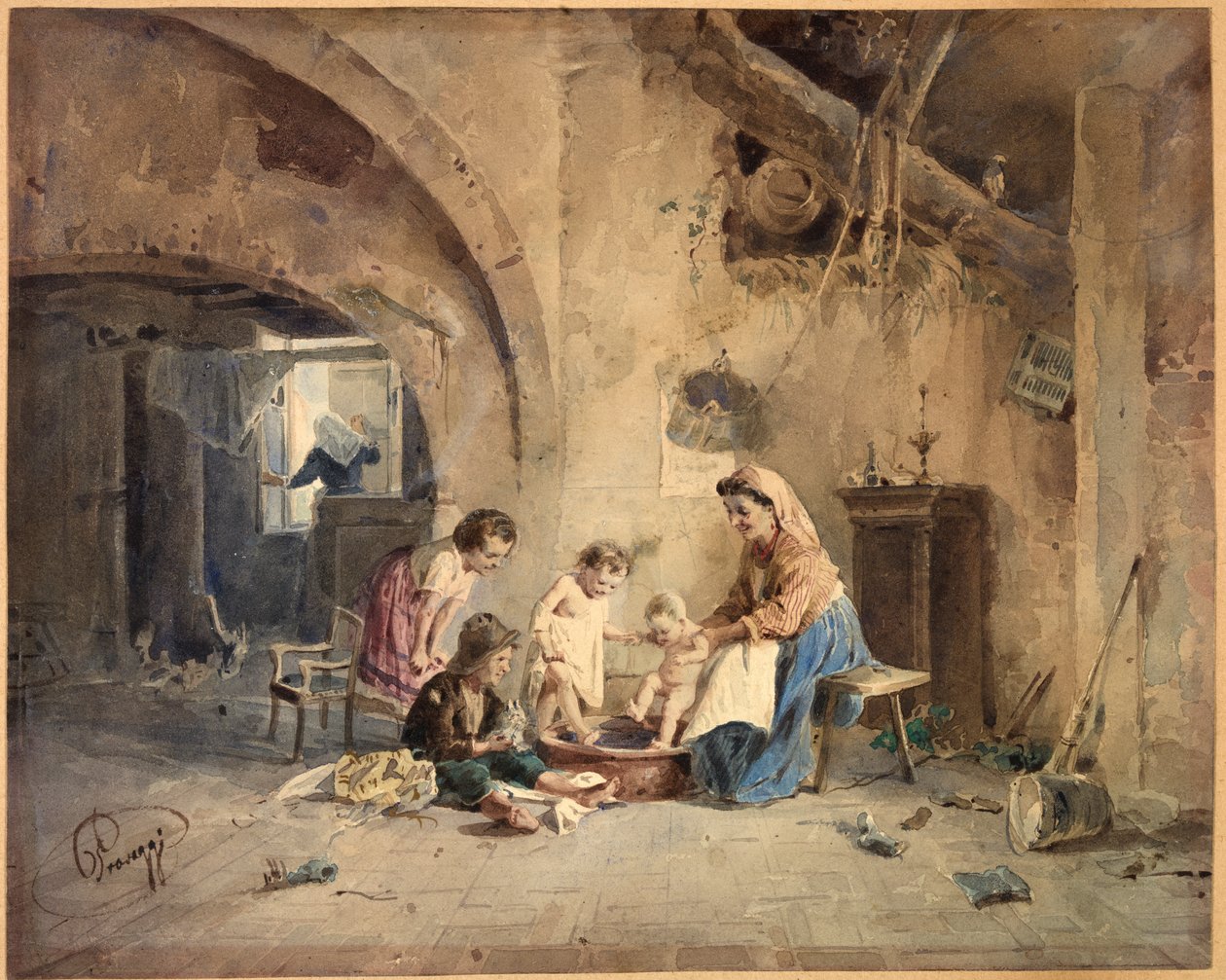 The Bath by Cesare Provaggi