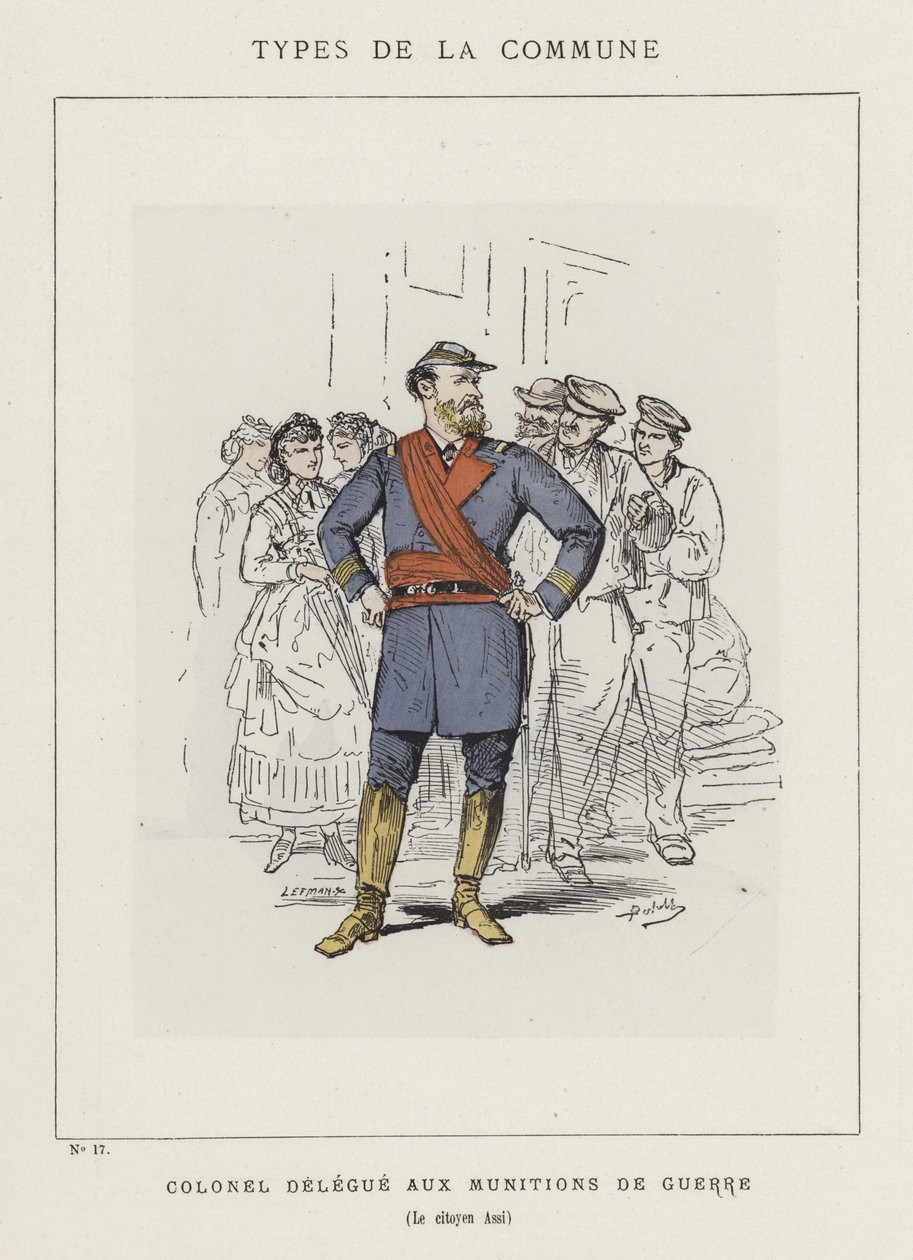 Colonel Delegue Aux Munitions de Guerre, Le Citoyen Assi by Charles Albert d Arnoux Bertall