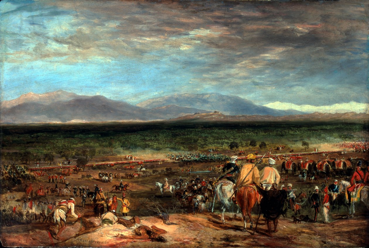 The Battle of Chilianwala, India, 13th January 1849, c.1849 by Charles Becher Young
