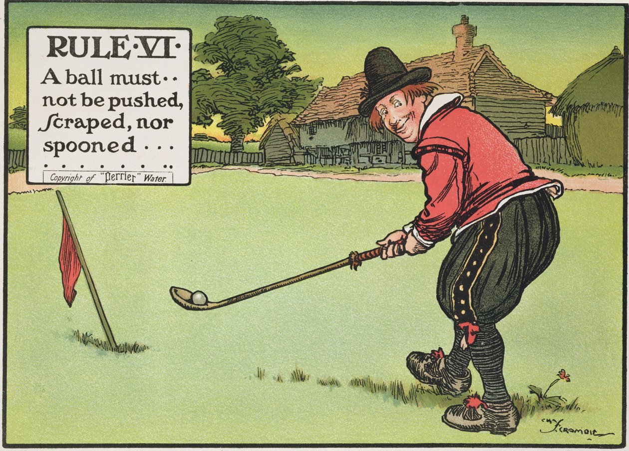 Rule VI: A Ball Must Not Be Pushed, Scraped nor Spooned, from 