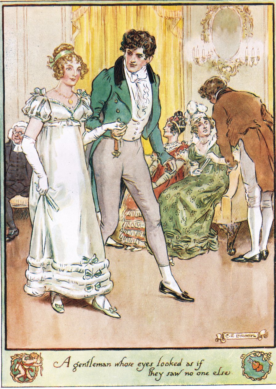 A Gentleman Whose Eyes Looked as if They Saw No One Else by Charles Edmund Brock