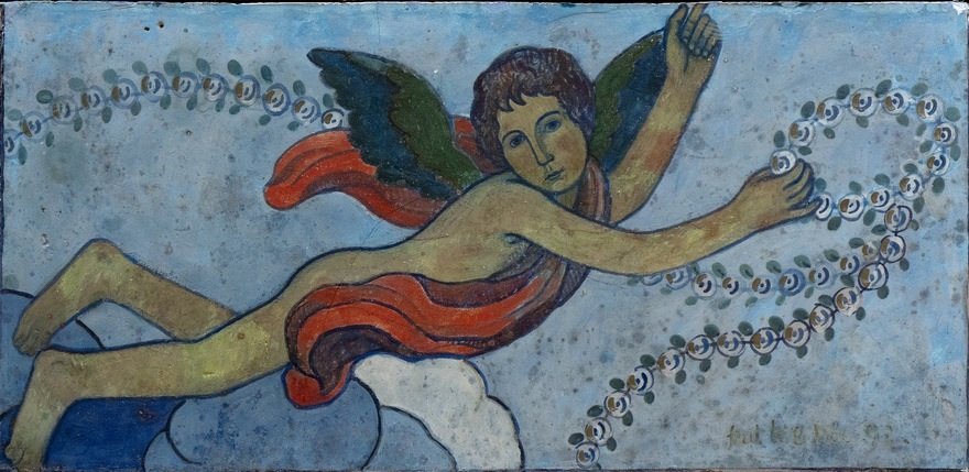 Guardian Angel with a Garland by Charles Filiger