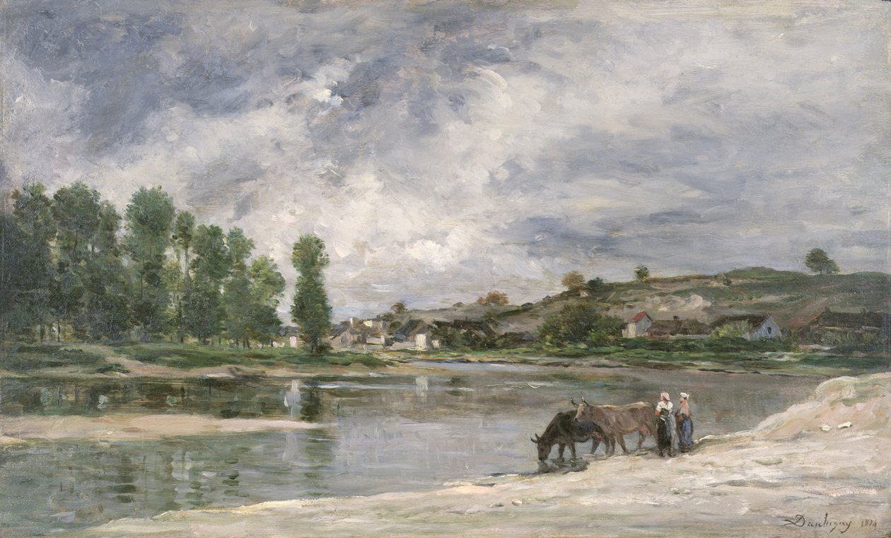 On the Loire by Charles Francois Daubigny