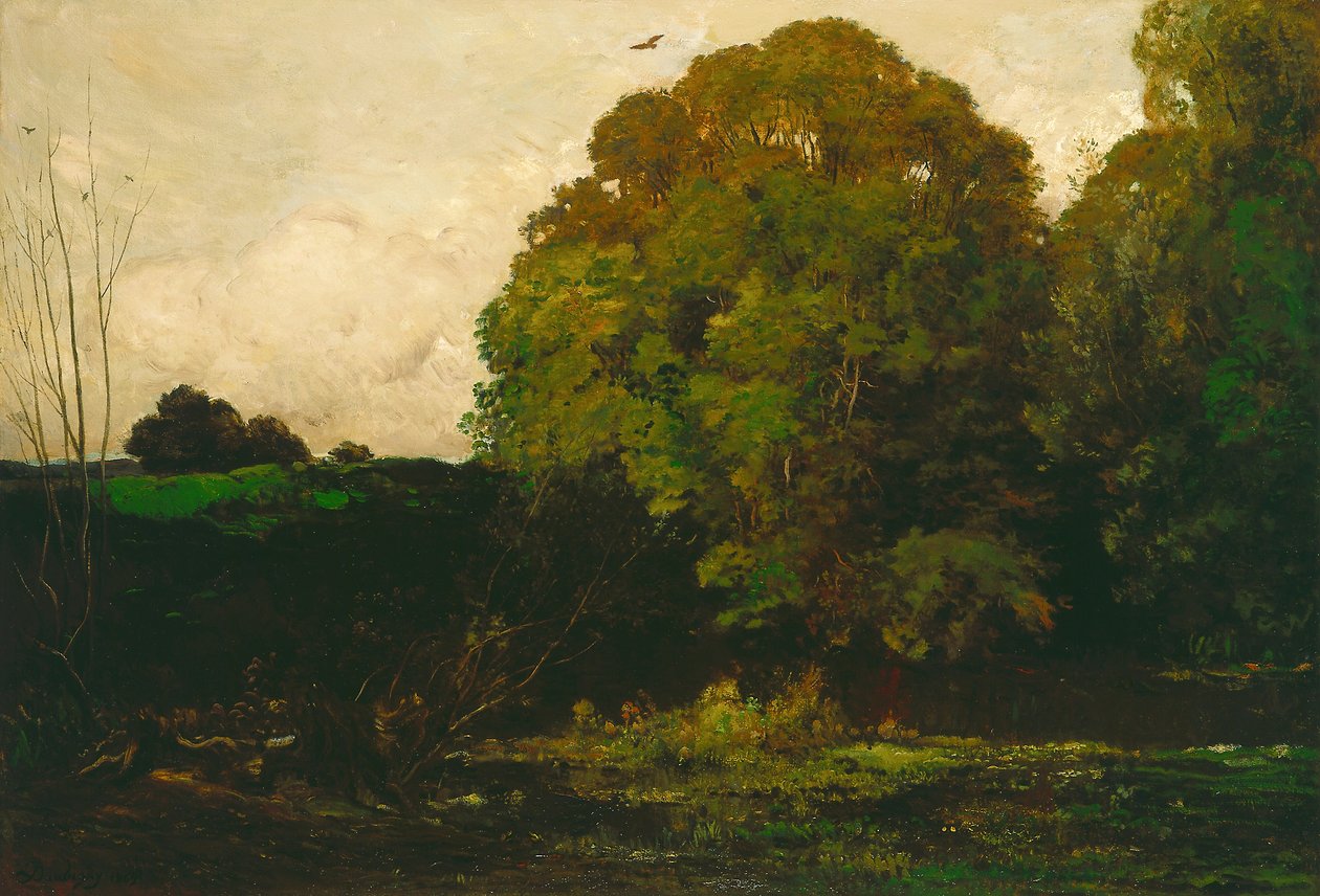 A Pond in the Morvan by Charles Francois Daubigny