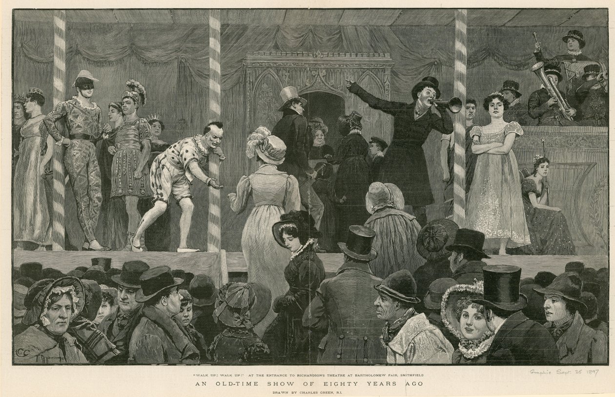 Bartholomew Fair, London: An Old-Time Show of Eighty Years Ago by Charles Green