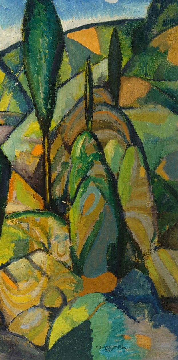 Abstract Landscape by Charles H. Walther