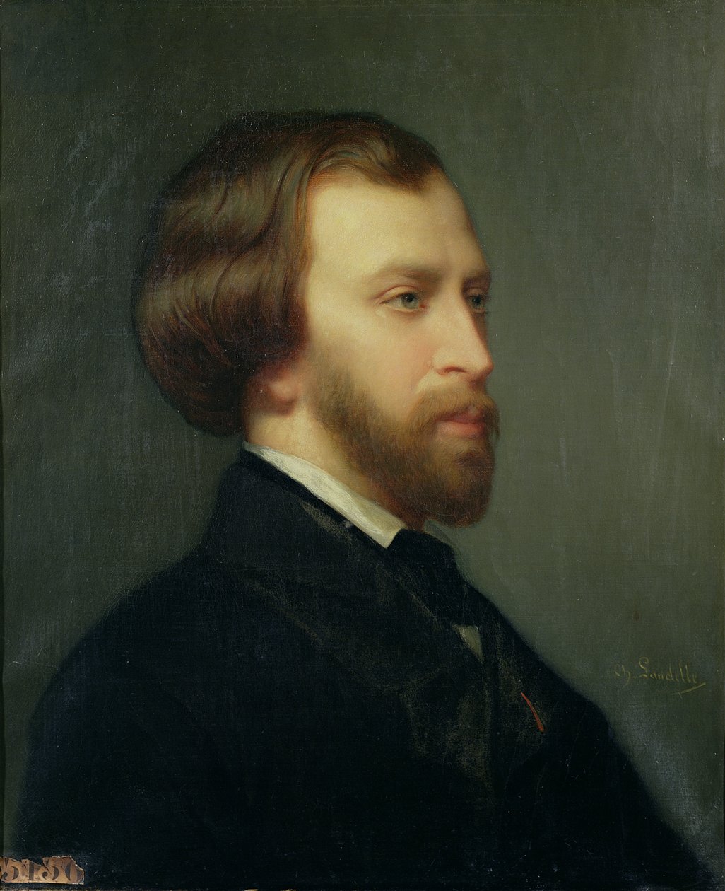 Portrait of Alfred de Musset by Charles Landelle