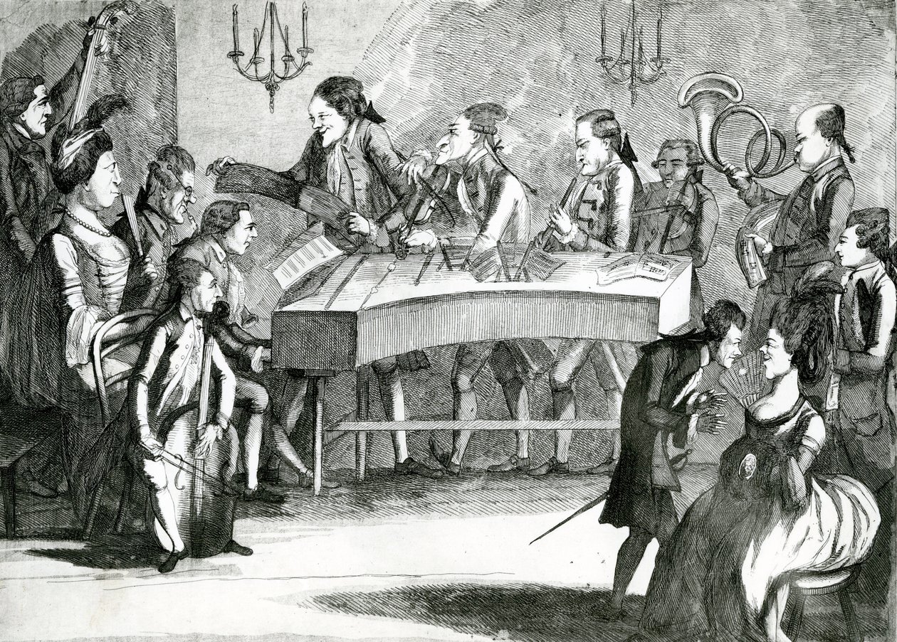 A Sunday Concert, 1782 by Charles Loraine Smith