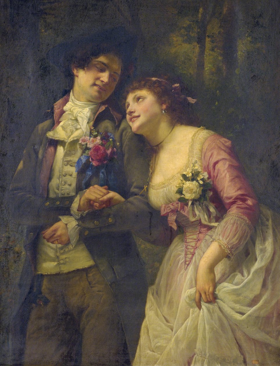 The Betrothed by Charles Louis Lucien Muller