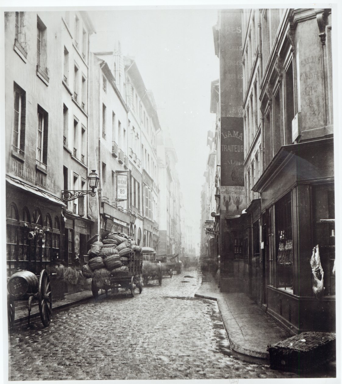 Rue de la Grande Truanderie, from the Rue Montorgueil, Paris, 1858-78 by Charles Marville