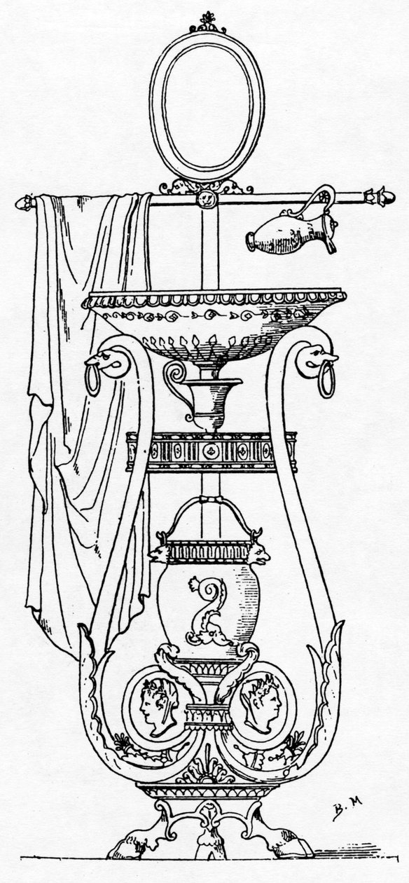 Empire Style Athenian Washstand by Charles Percier