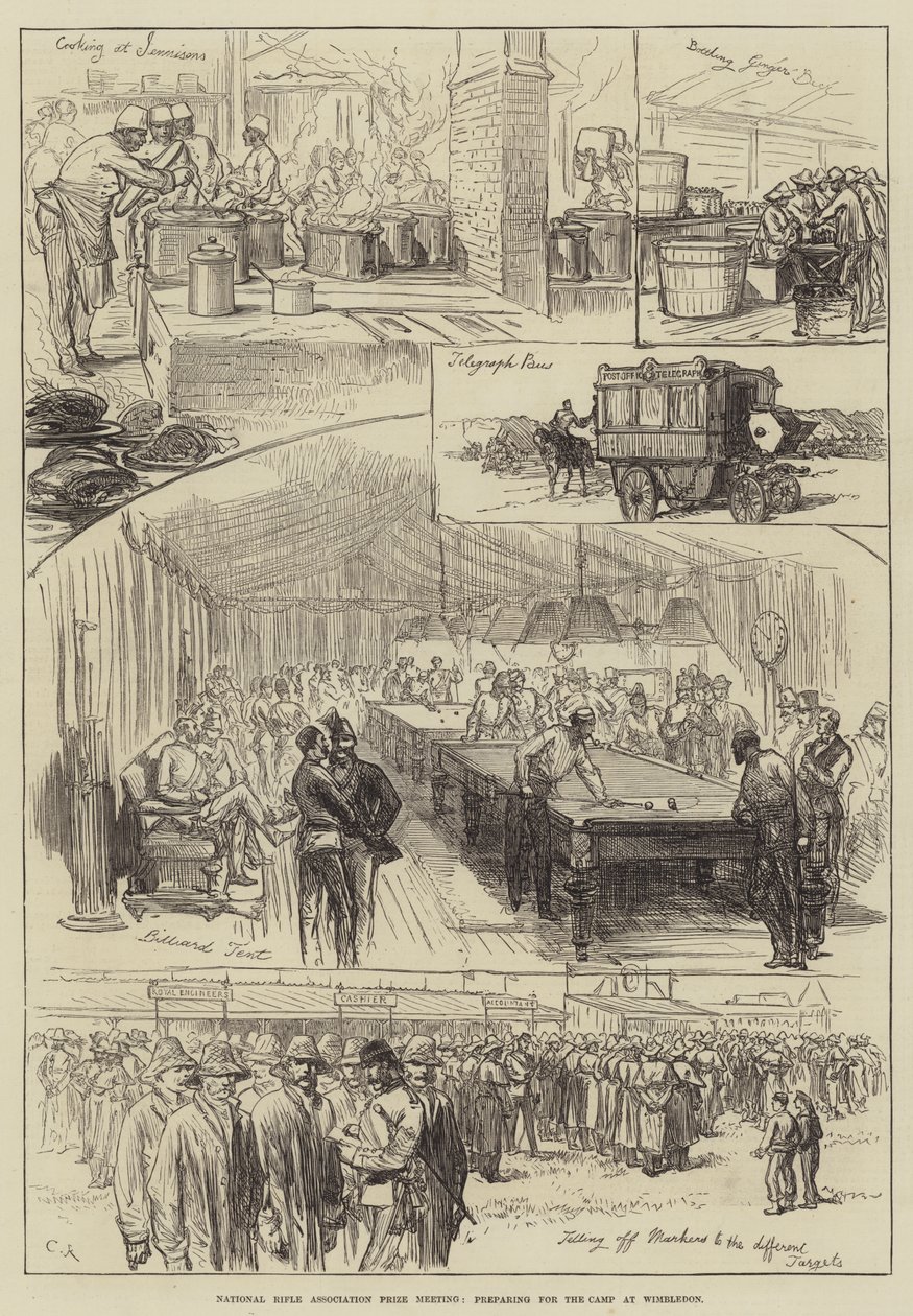 National Rifle Association Prize Meeting, Preparing for the Camp at Wimbledon by Sir John Charles Robinson