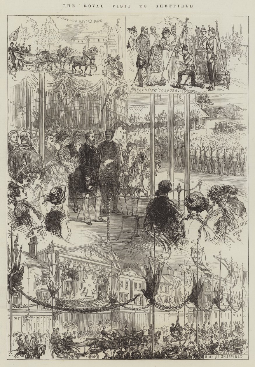 The Royal Visit to Sheffield by Sir John Charles Robinson