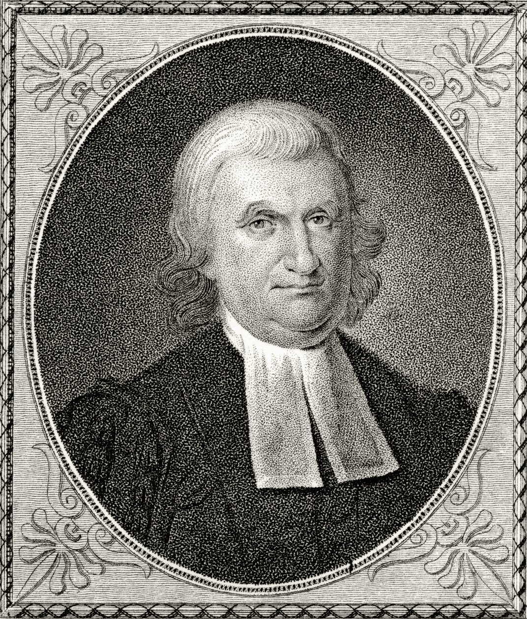 Dr. John Witherspoon, Engraved by James Barton Longacre by Charles Willson Peale