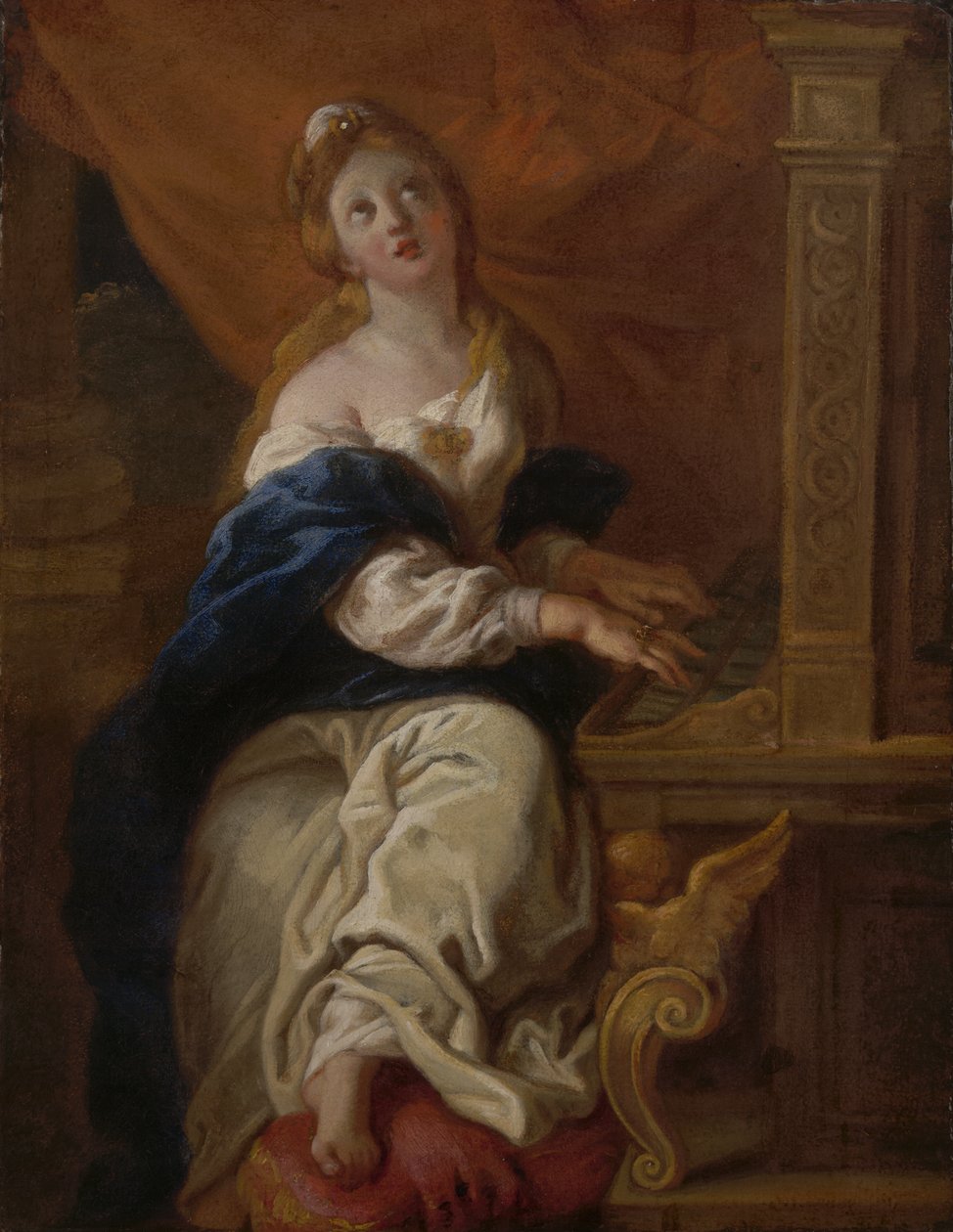 Saint Cecilia, c.1700 by Charles de la Fosse