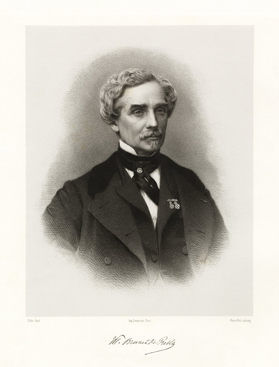 Charles Marie Wladimir Brunet de Presle by Charles Jeremie Fuhr