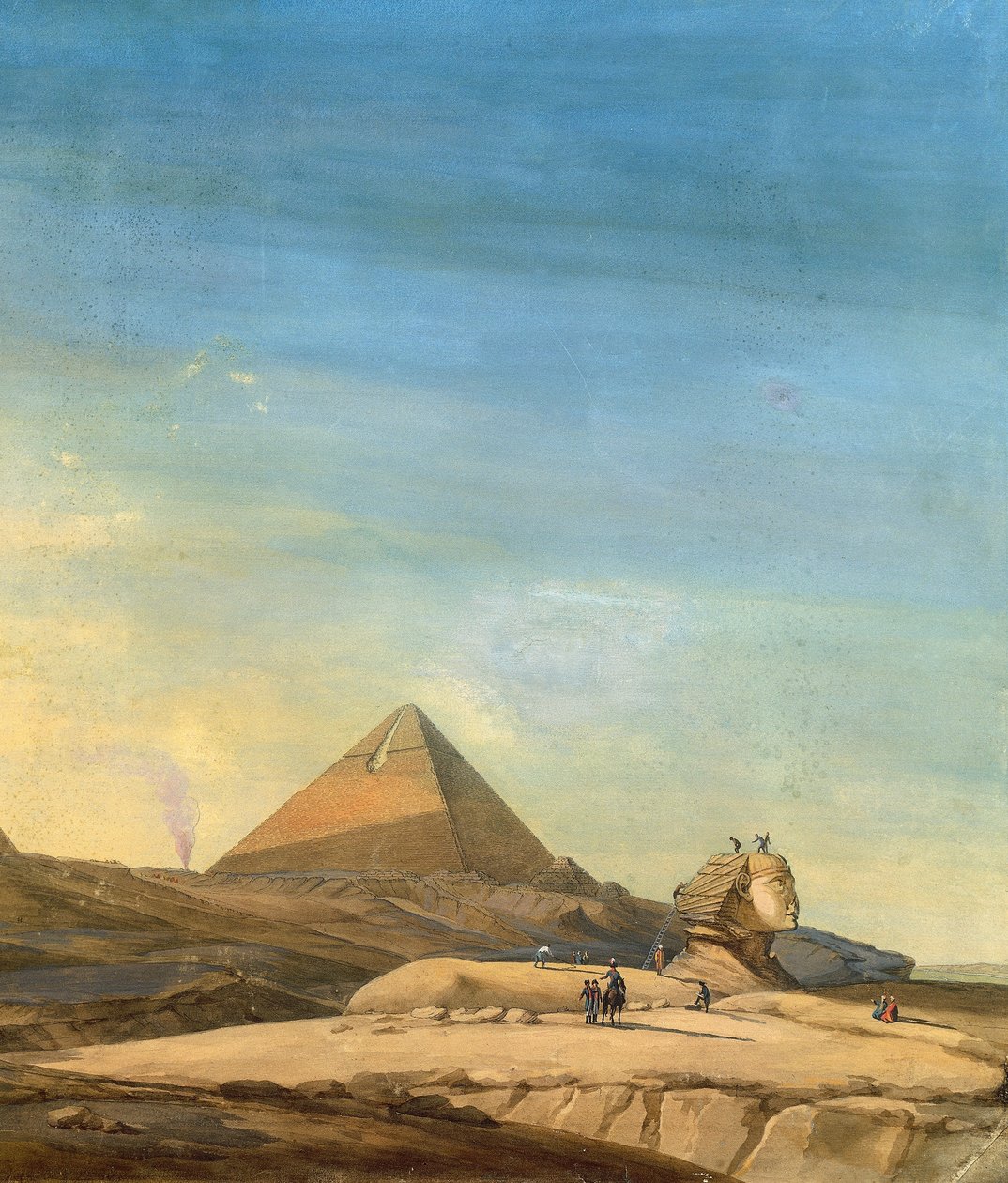 Measuring Sphinx (detail) by Charles Louis Balzac