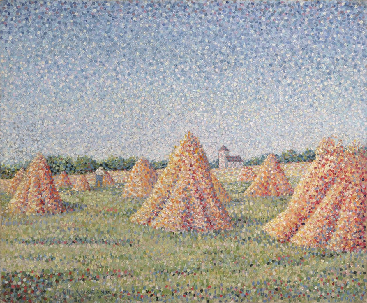 The Harvest by Charles Angrand