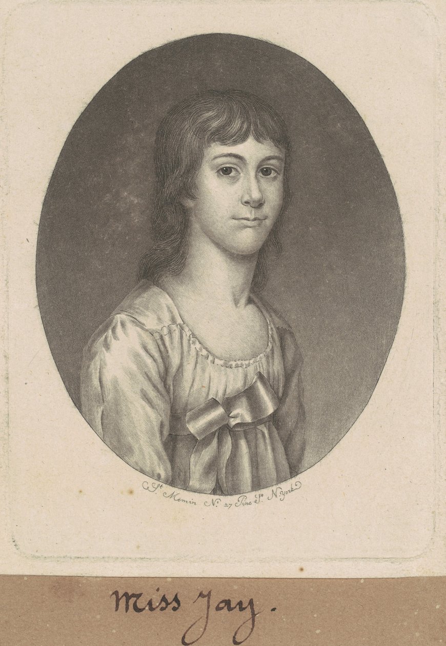 Ann Jay by Charles B. J. Févret de Saint Mémin