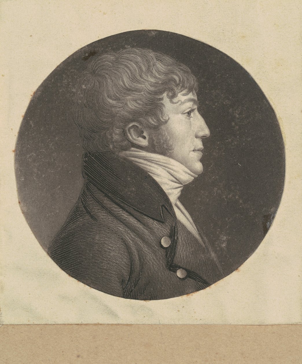 Unidentified Man by Charles B. J. Févret de Saint Mémin