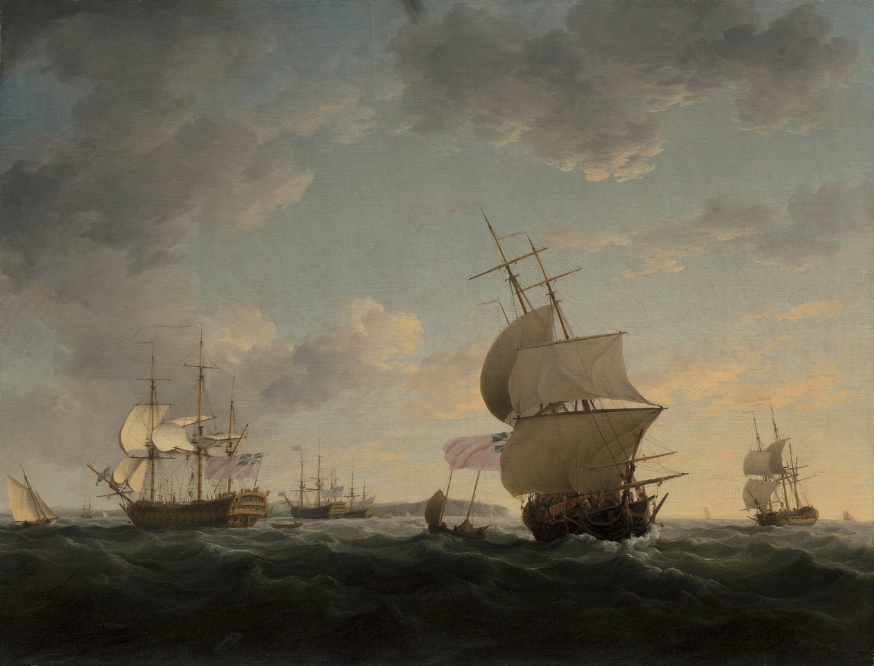 Shipping in the English Channel by Charles Brooking