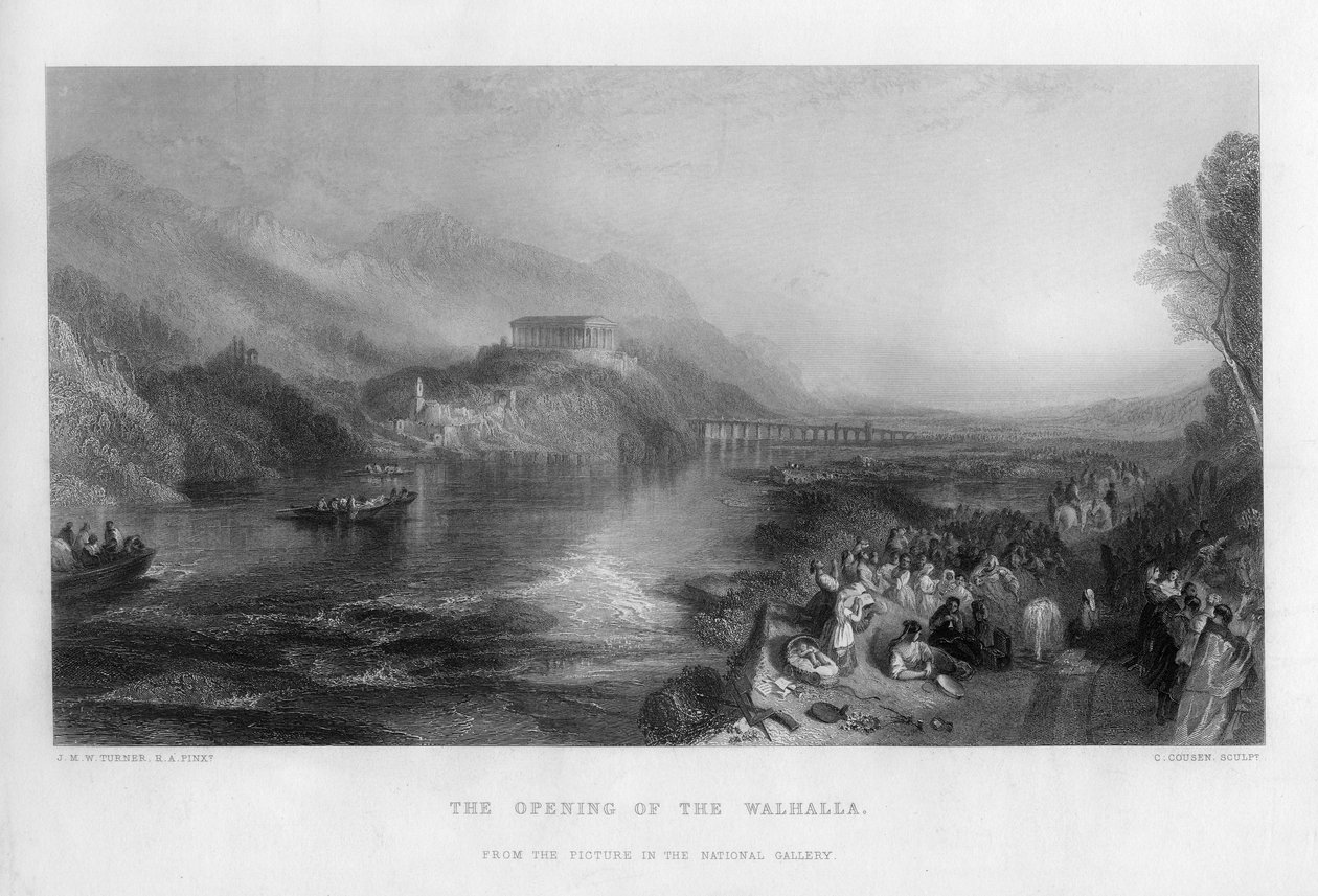 The Opening of the Walhalla by Charles Cousen