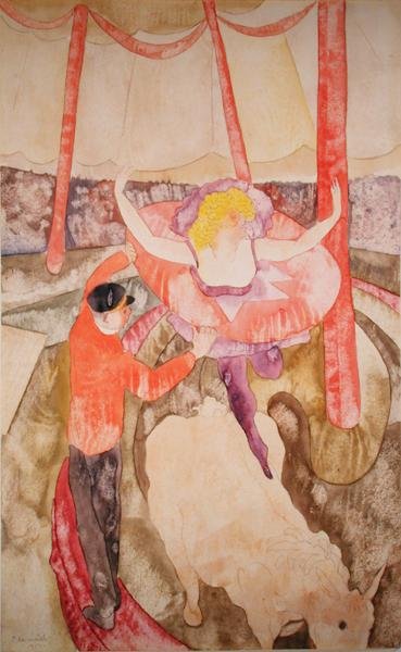Equestrienne and Assistant by Charles Demuth