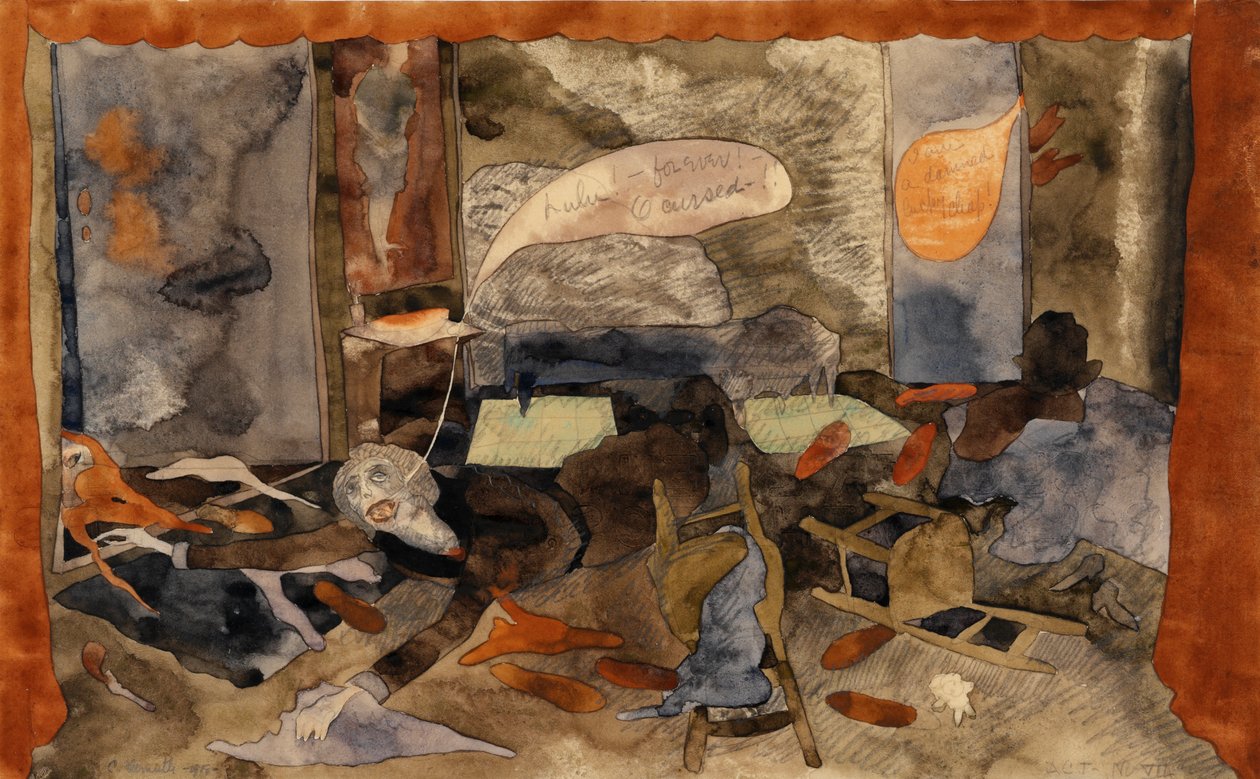 The Death of Countess Geschwitz by Charles Demuth
