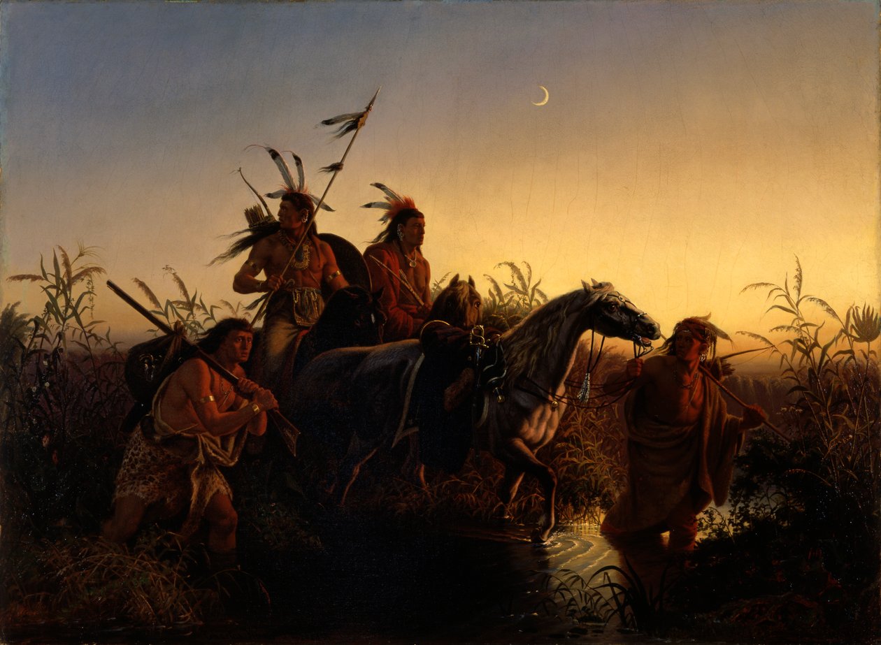 The Captive Charger by Charles Ferdinand Wimar