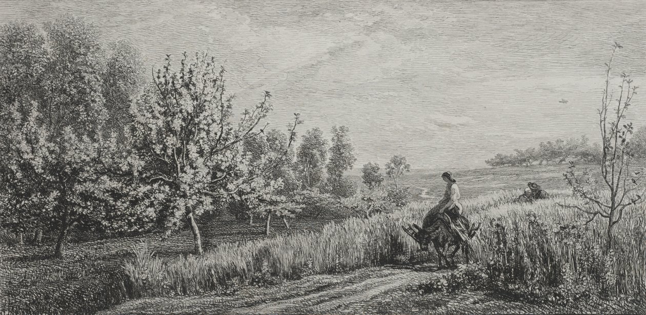 Springtime by Charles Francois Daubigny