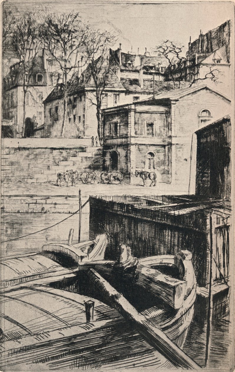 Quai des Celestins by Charles Heyman