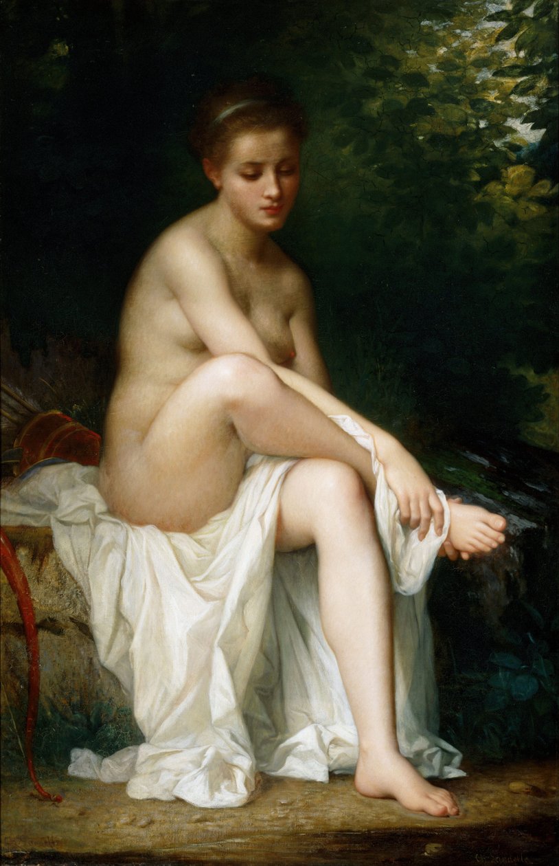 Nymph Ismene, 1878 by Charles Landelle