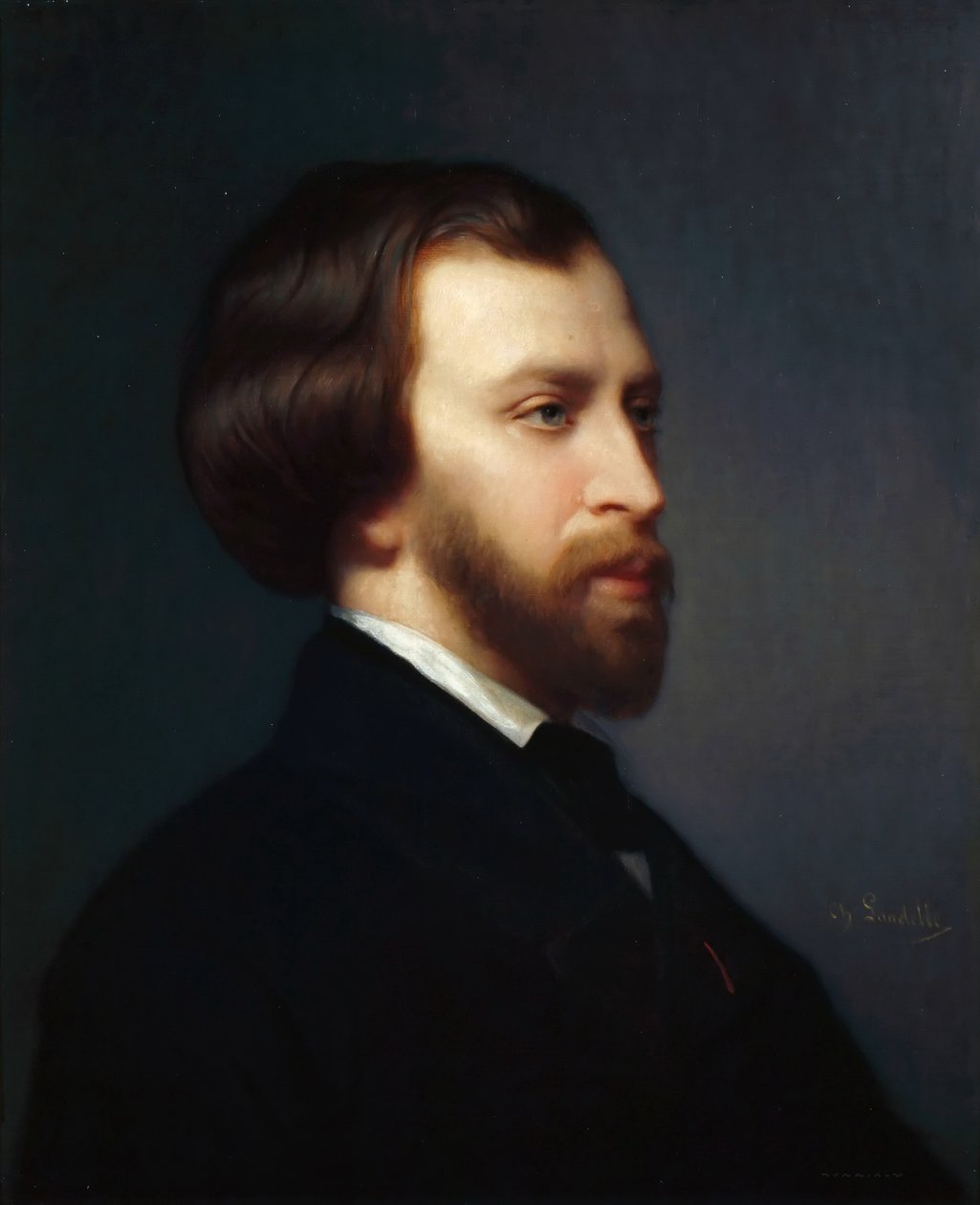 Portrait of Alfred de Musset by Charles Landelle