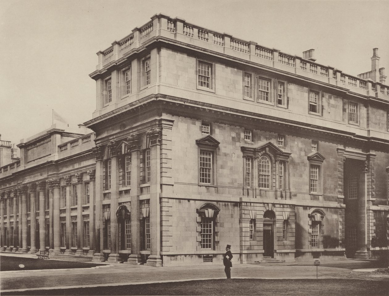 Greenwich Hospital, View of Main Building by Charles Latham