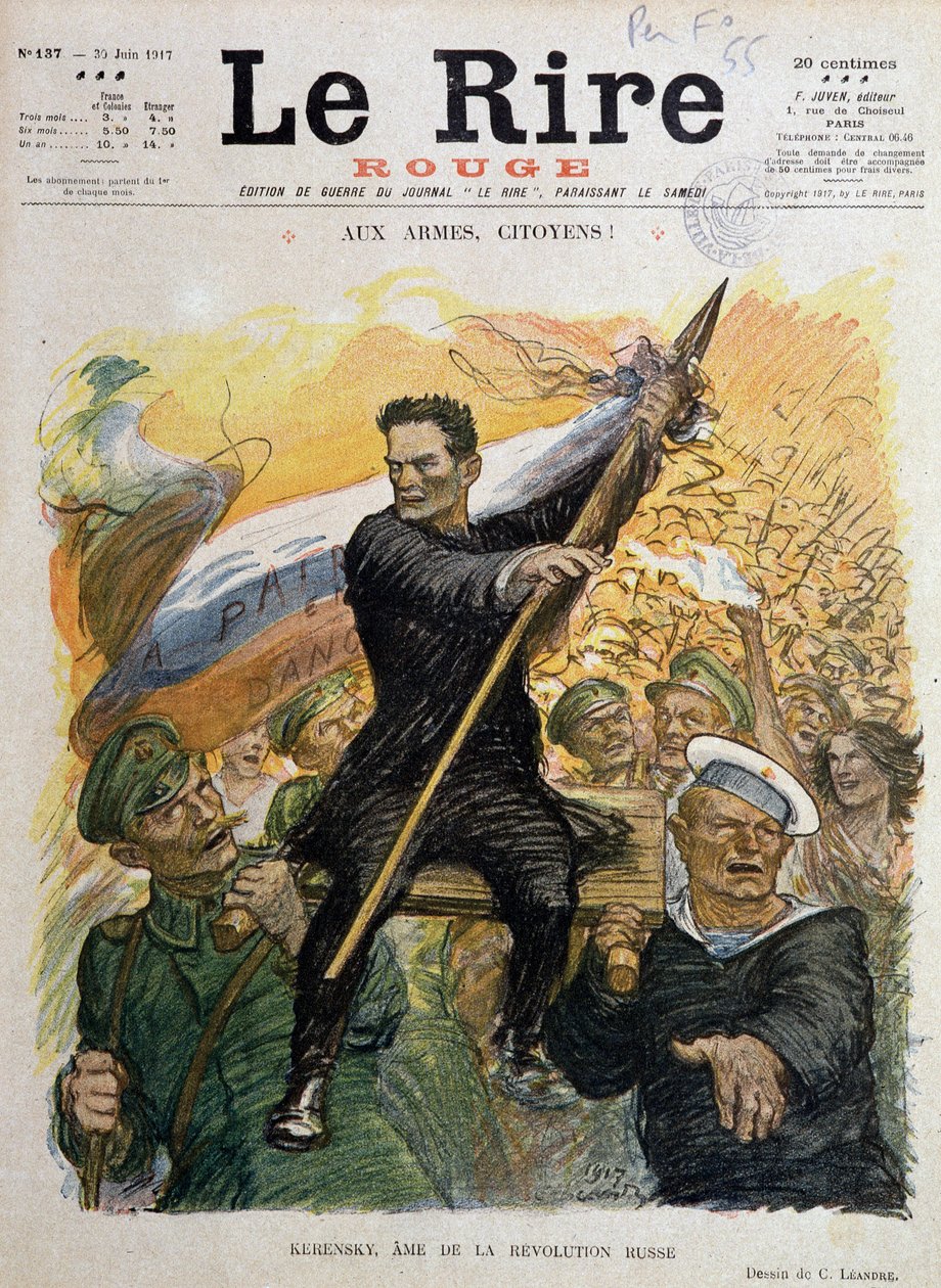 February Revolution (Russia) by Charles Leandre