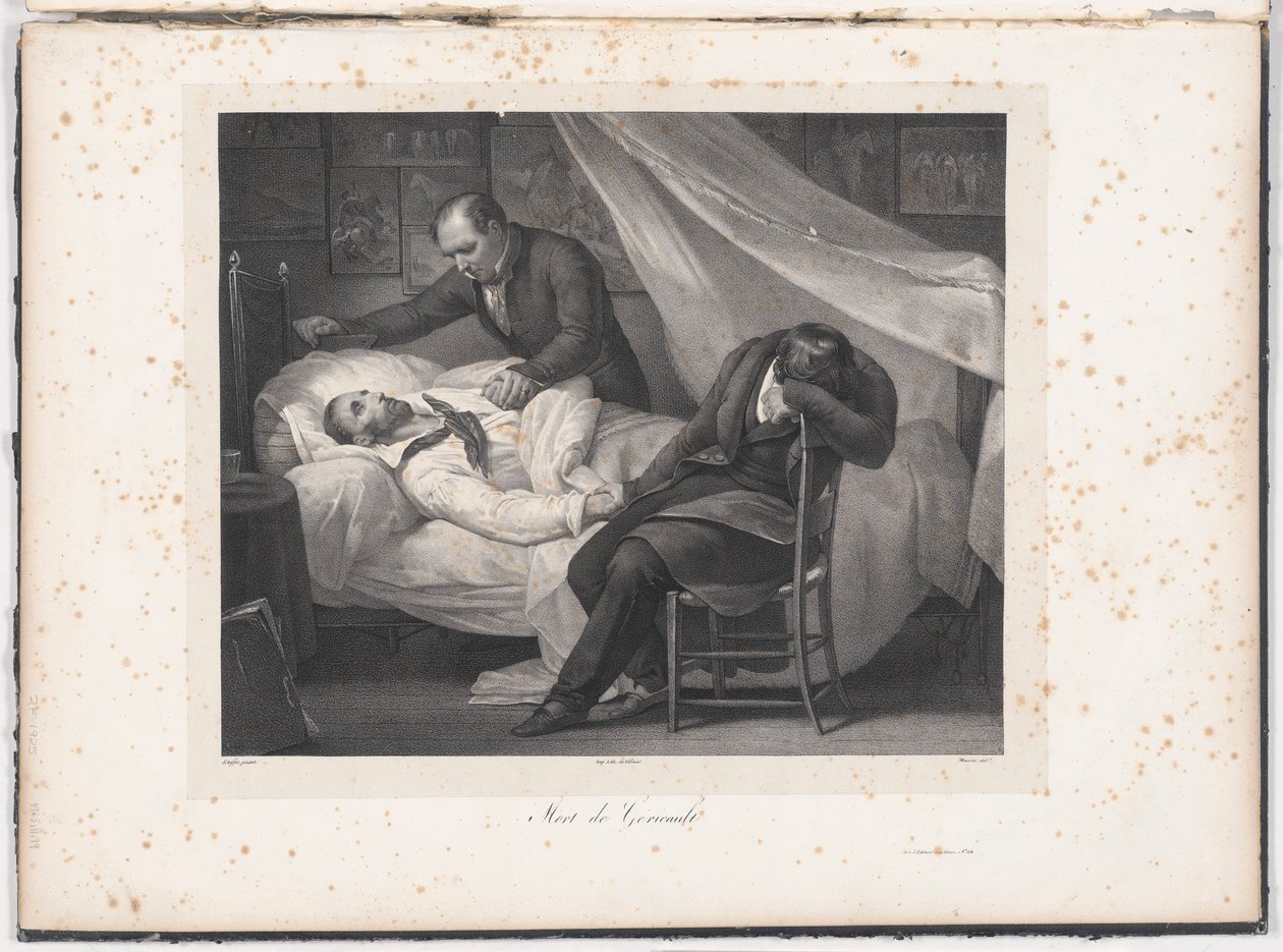 Death of Gericault by Charles Maurin