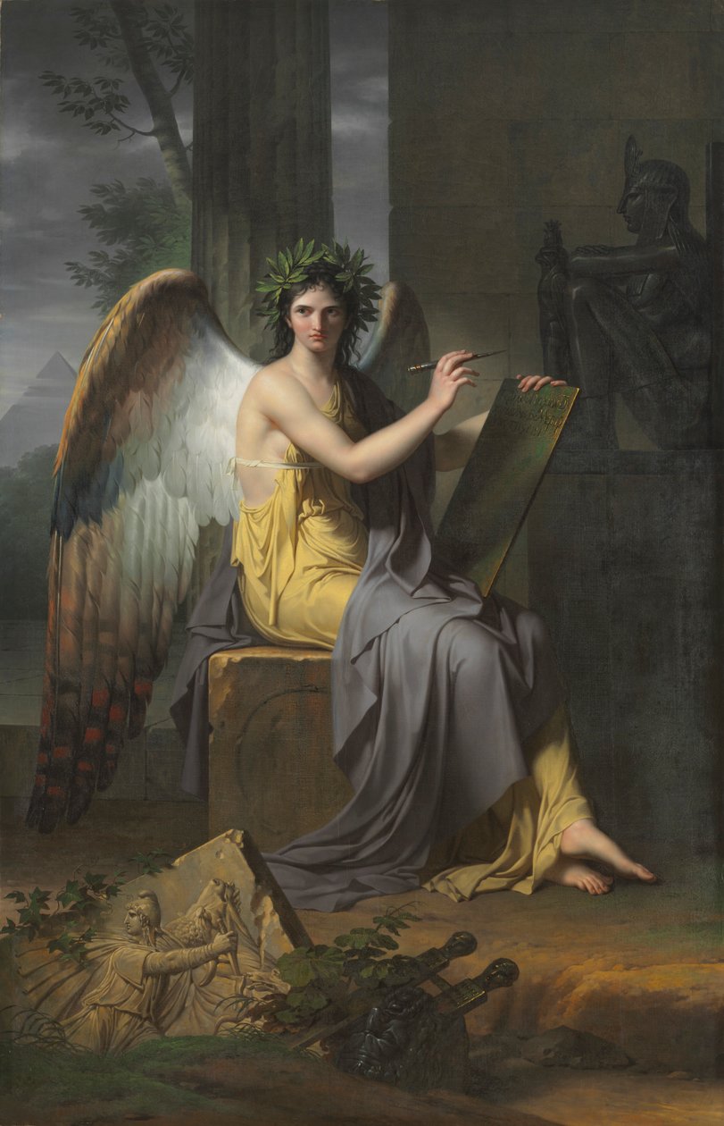 Clio, Muse of History, 1800 by Charles Meynier