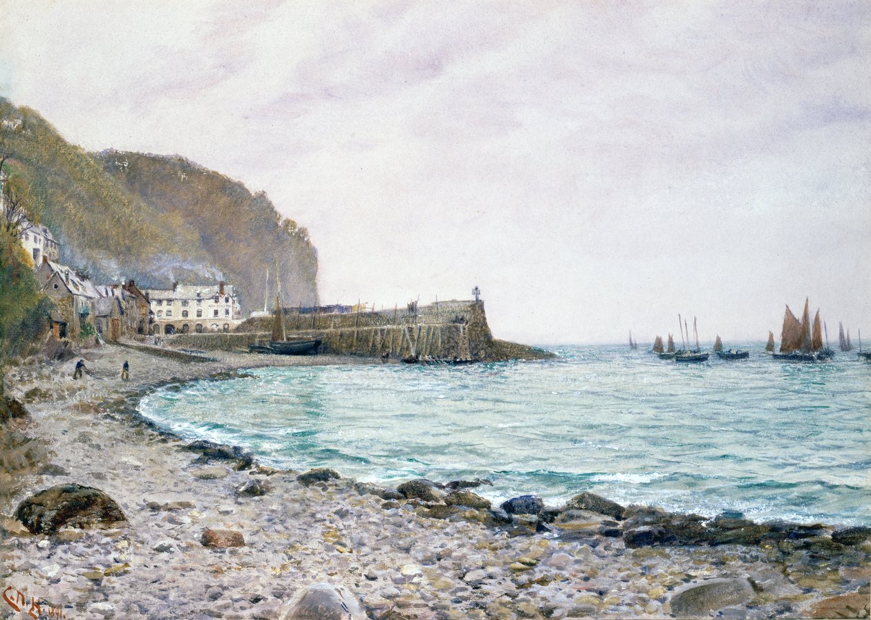 Pulling In the Nets by Charles Napier Hemy