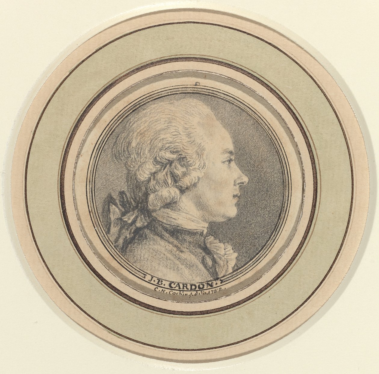 J.B. Cardon by Charles Nicolas Cochin II