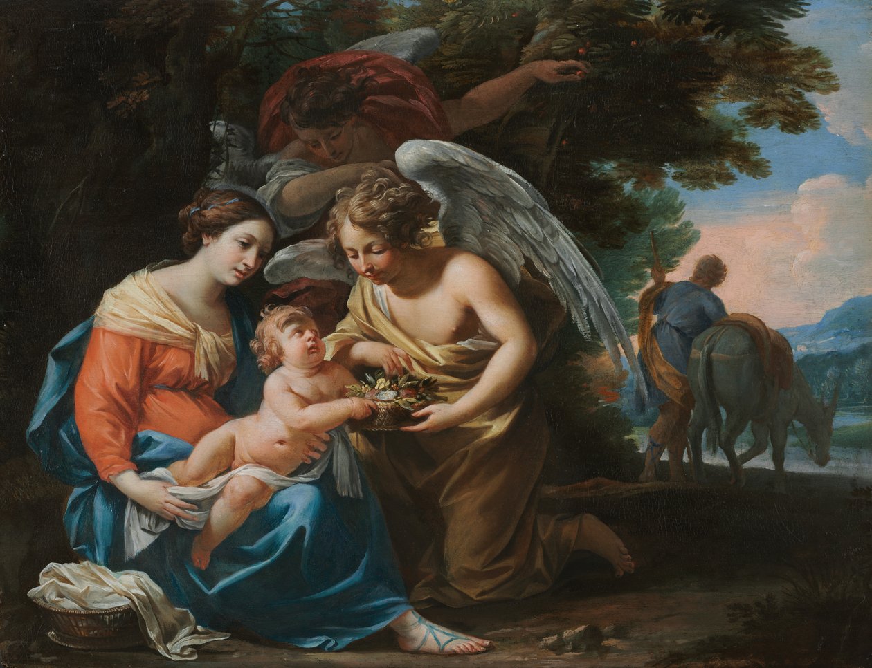 Rest on the Flight into Egypt by Charles Poërson