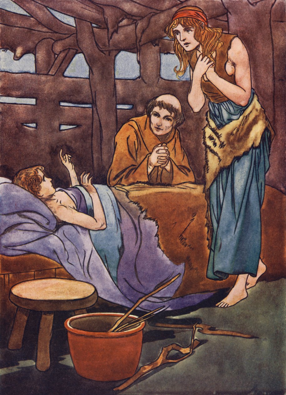 St David and the Dead Boy by Charles Robinson