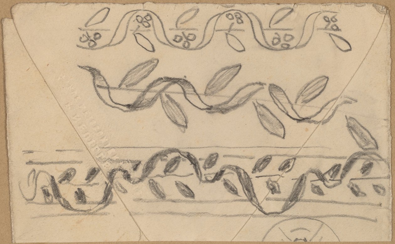 Studies for Border Designs by Charles Sprague Pearce